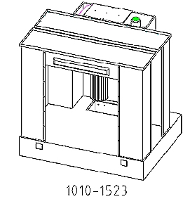 Durchlaufkabine 1010-1523