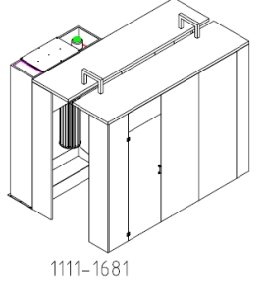 Durchlaufkabine 1111-1681